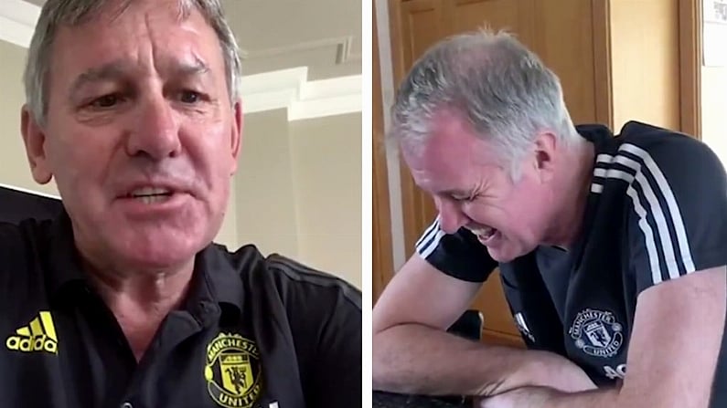 Watch: Man United Legends Make Brilliant Video Call Gesture To Elderly Fans