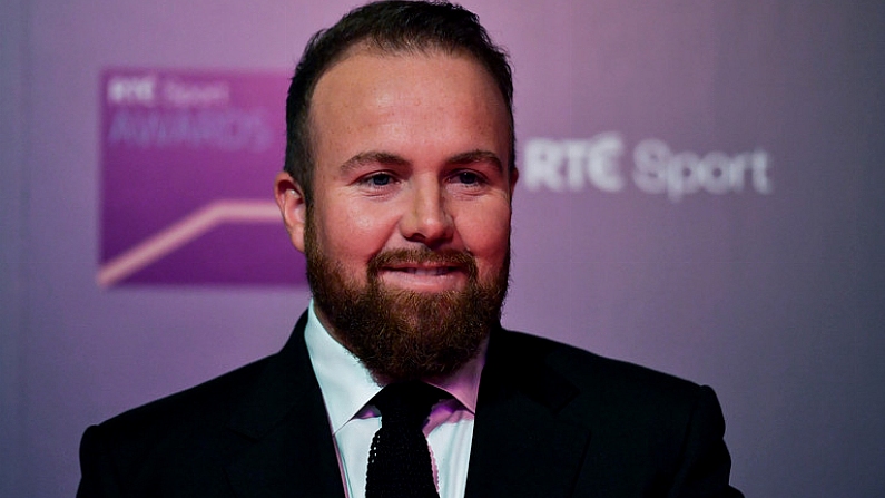 14 December 2019; In attendance during the RTE Sports Awards 2019 at RTE studios in Donnybrook, Dublin, is 2019 Open Champion golfer Shane Lowry. Photo by Brendan Moran/Sportsfile