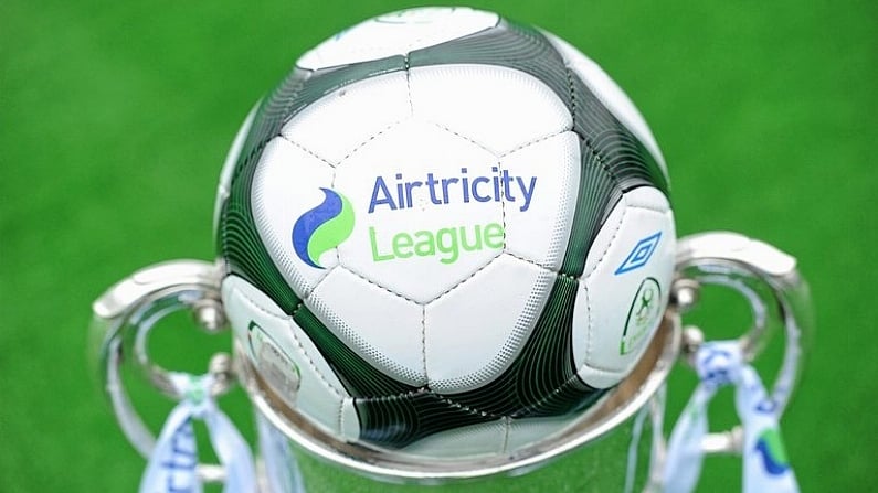 26 February 2010; A general view of an Airtricity branded football at the launch of 2010 Airtricity League. D4 Berkely Hotel, Ballsbridge, Dublin. Picture credit: Stephen McCarthy / SPORTSFILE