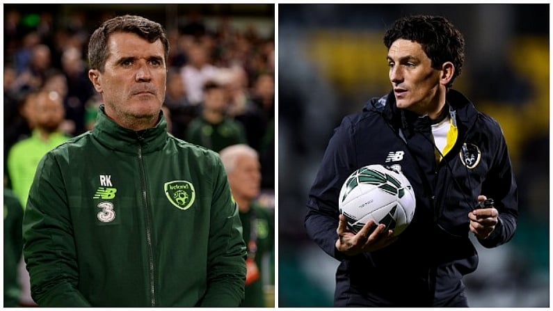 Roy Keane Goes In Two-Footed On Ireland Assistant Keith Andrews