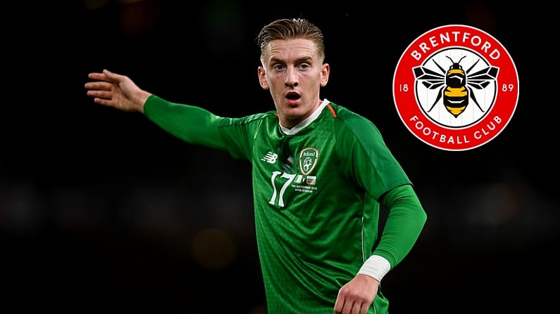 10 September 2019; Ronan Curtis of Republic of Ireland during the 3 International Friendly match between Republic of Ireland and Bulgaria at Aviva Stadium, Lansdowne Road in Dublin. Photo by Stephen McCarthy/Sportsfile