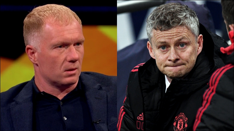 Paul Scholes Identifies The 'Biggest Problem' In The Manchester United Team