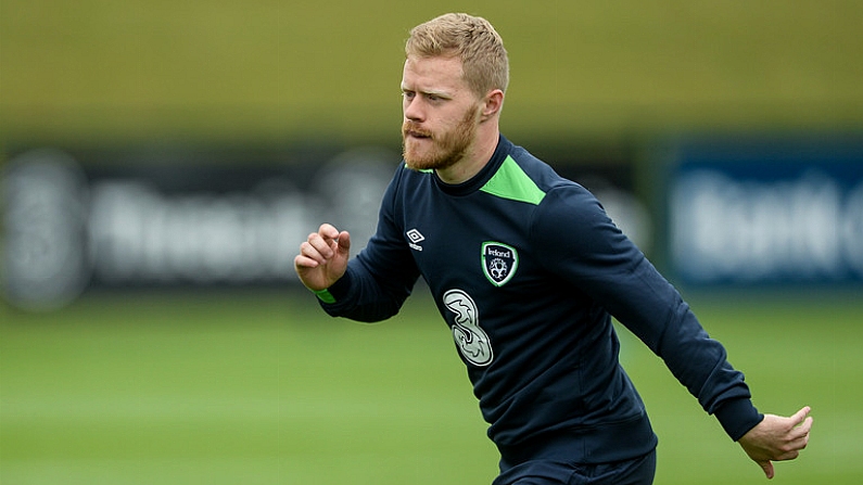 29 May 2017; Daryl Horgan of Republic of Ireland during squad training at the FAI National Training Centre in Abbotstown, Co Dublin. Photo by Piaras O Midheach/Sportsfile