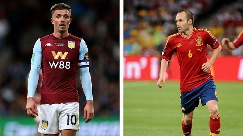 Jack Grealish Reminds Ex-Villa Captain Of 'Iniesta In His Prime'