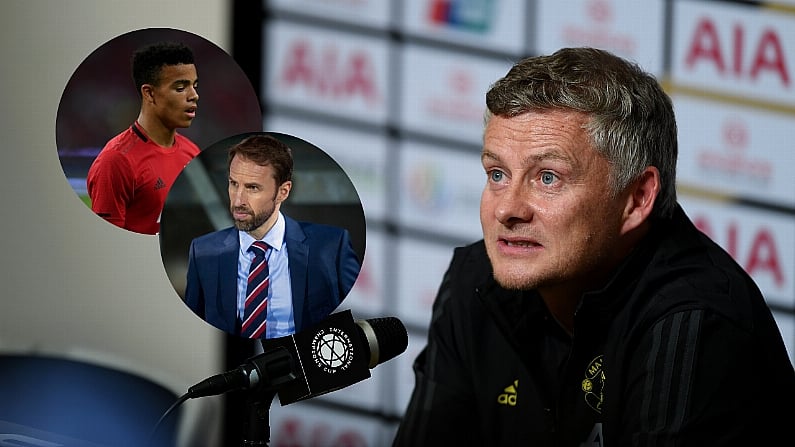 Solskjaer Blasts Gareth Southgate's Handling Of Mason Greenwood