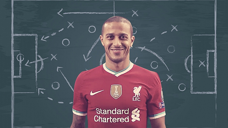 Thiago Alcantara Is Already Breaking Records After Liverpool Debut