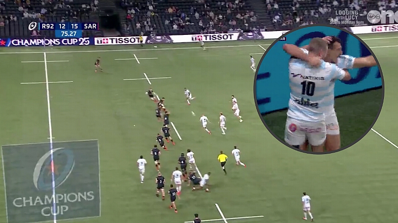 Watch: Stunning Racing Try Steals Late Win Over Saracens