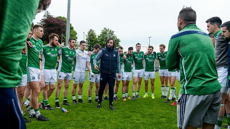 19 May 2018; Fermanagh Assistant Manager Ryan McMenamin after the Ulster GAA Football Senior Championship Quarter-Final match between Fermanagh and Armagh at Brewster Park in Enniskillen, Fermanagh. Photo by Oliver McVeigh/Sportsfile