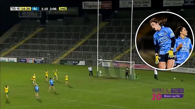 sinead aherne bizarre goal dublin donegal