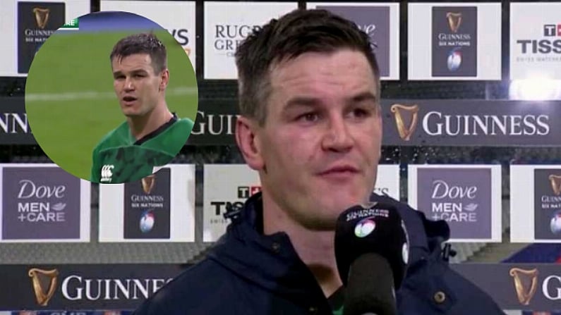 Watch: Johnny Sexton Was Not Pleased To Be Substituted Tonight