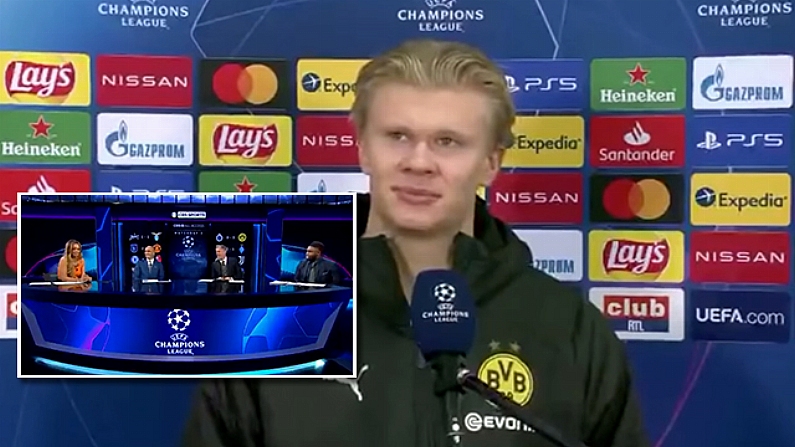 Explaining Last Night's Bizarre Erling Haaland Post-Match Interview