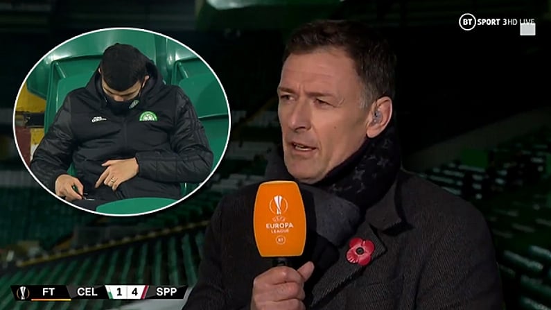 Chris Sutton Lambasts Celtic Player For Using Phone During Defeat