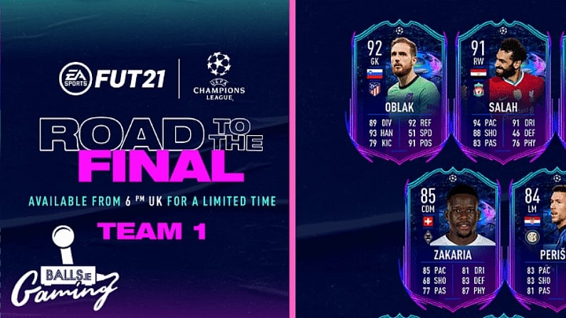 EA Sports Reveal First Batch Of FIFA 21 'Road To The Final' Players