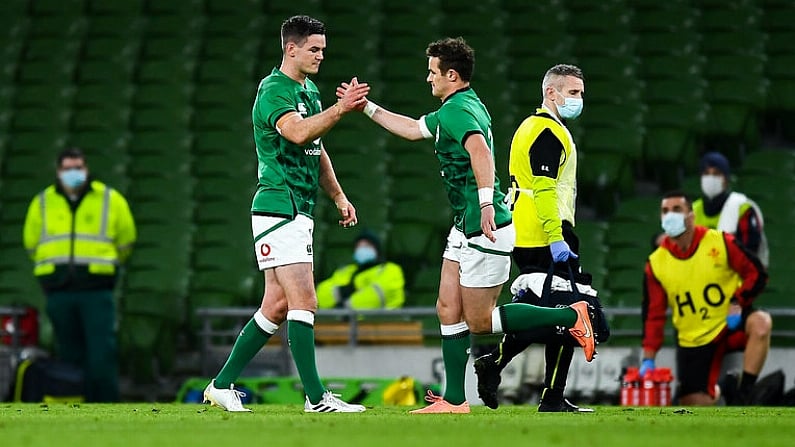 Johnny Sexton Offers Injury Update After Limping Off During Wales Game