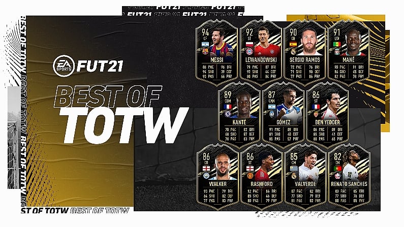 Best Players From FIFA 21 Team Of The Weeks Now Available In Packs