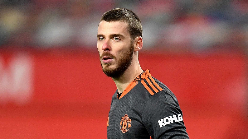 Manchester United goalkeeper David de Gea looks on during the Premier League match at Old Trafford, Manchester.