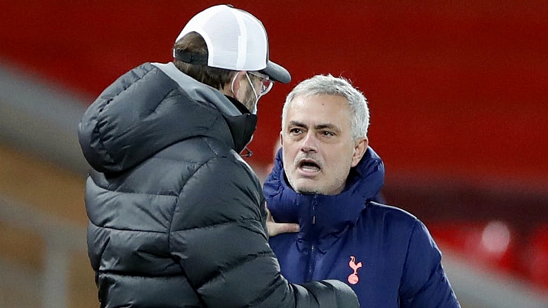 Jose Mourinho Irked By Jurgen Klopp’s Touchline Behaviour