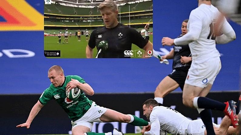 Proof The Keith Earls Try Was LITERALLY Right Off The Training Ground