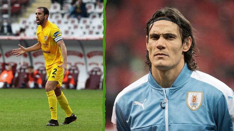 Uruguay Captain Diego Godin Launches Attack On FA Over Edinson Cavani Ban