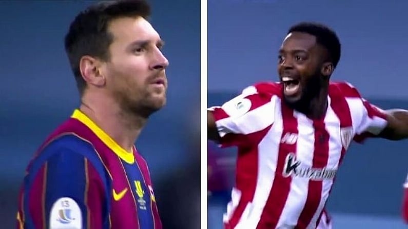 Messi Gets First Barca Red Card As Stunner Wins Super Cup For Bilbao