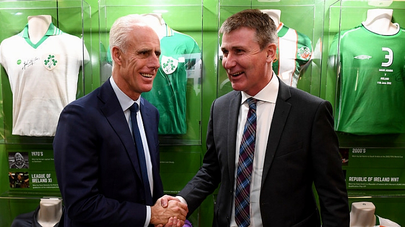 30 November 2018; To celebrate Dublin's hosting of the UEFA EURO 2020 Qualifying Draw on 2nd December 2018, Irish Football Legends Ronnie Whelan, Ray Houghton, Kevin Sheedy, Tony Galvin, Liam O'Brien, Tony Cascarino and John Anderson teamed up with Dublin City Council and the Football Association of Ireland to launch the National Football Exhibition giving people the chance to experience some of the excitement. Open to the public on Sunday, December 2nd, at the Printworks, Dublin Castle, until the 9th December, the Exhibition celebrates 60 years of UEFA European Championship and Irish football. Six separate zones, packed with memorabilia and interactive features will give attendees an overview of the history of football in Ireland and its impact on communities around the country. Throughout 2019 and 2020, the National Football Exhibition will tour around various locations* nationwide. The National Football Exhibition App is available to download now from the App Store and Google Play Store. The draw for