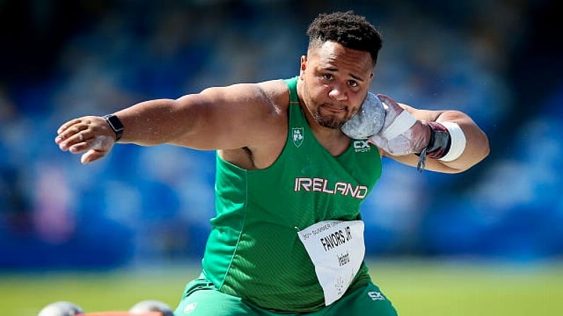 Eric Favors Smashes Irish Indoor Shot Put Record