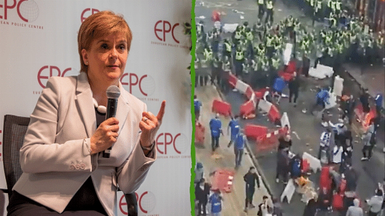 Nicola Sturgeon Hammers Behaviour Of Rangers Fans During Title Celebration