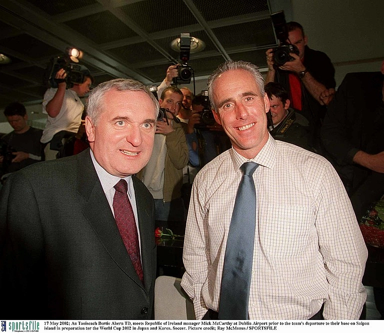 ireland world cup 2002 roy keane bertie ahern mick mccarthy