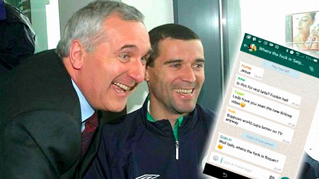 ireland world cup 2002 roy keane bertie ahern mick mccarthy