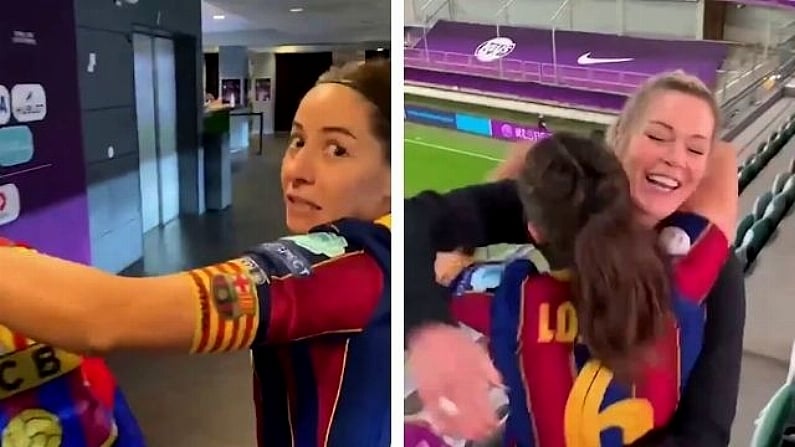 Barca Captain Races Through Stadium To Find Ex-Ireland Keeper