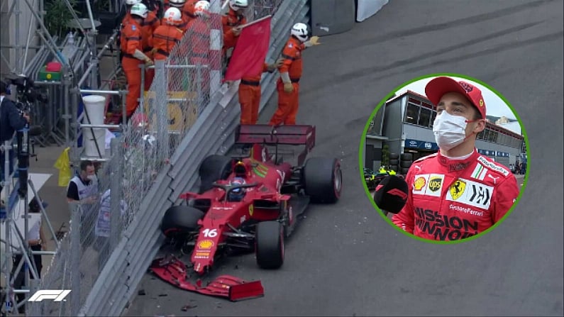 Charles Leclerc Takes Pole Position In Monaco Despite Crashing Out In Chaotic Qualifying Session