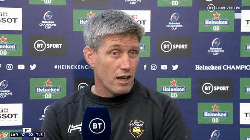 Ronan O'Gara Gives Brilliantly Honest Interview After Champions Cup Heartbreak