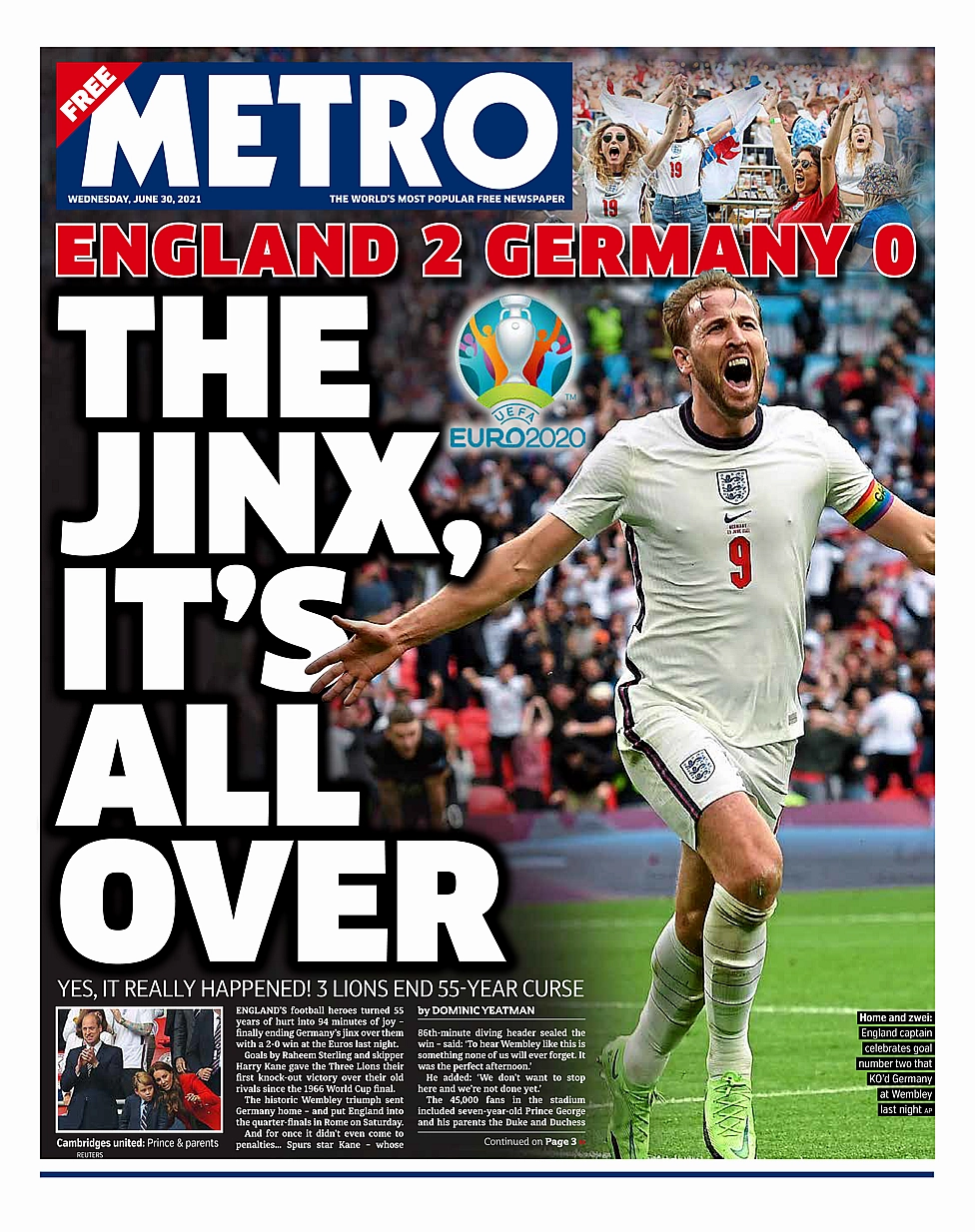 English Papers Front Pages