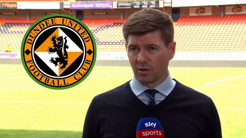 Steven Gerrard Still Struggling With Dundee United Name After Rangers Loss