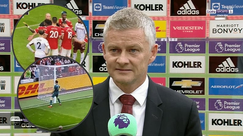 Ole Gunnar Solskjaer Was Not Happy With Aston Villa Behaviour For Fernandes Penalty