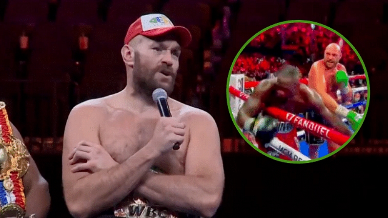 Tyson Fury Reveals Heated Exchange With Wilder After Knockout Win