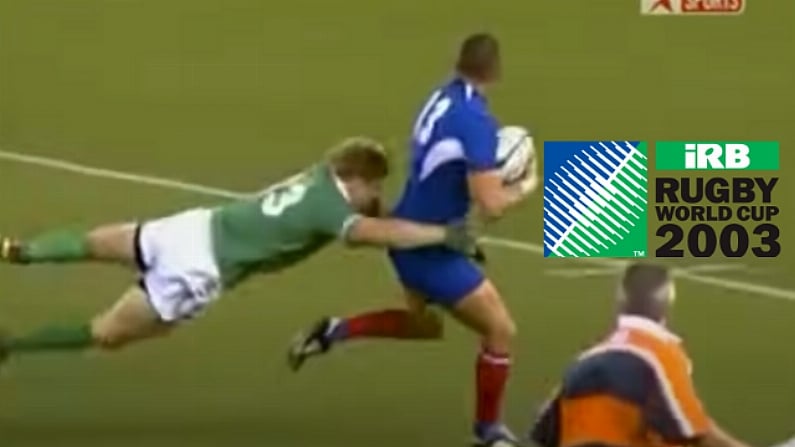 Remembering A Moment Of Pure Genius From Brian O'Driscoll At The 2003 World Cup