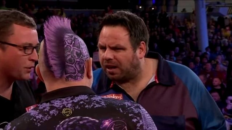 Adrian Lewis And Peter Wright Had Heated Clash At Players Championship Finals