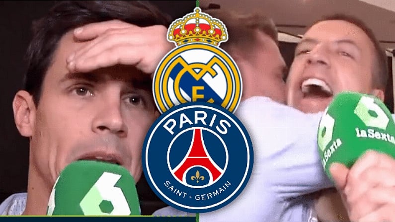 El Chiringuito's Reaction To Real Madrid Drawing PSG Was Amazing