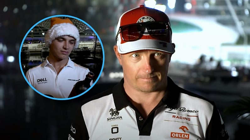 Deadpan Kimi Raikkonen Sticks Out In Formula 1 Christmas Video