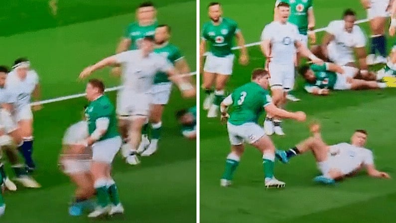 England Fans Question Why Tadhg Furlong Was Not Punished For Slade 'Clothesline'