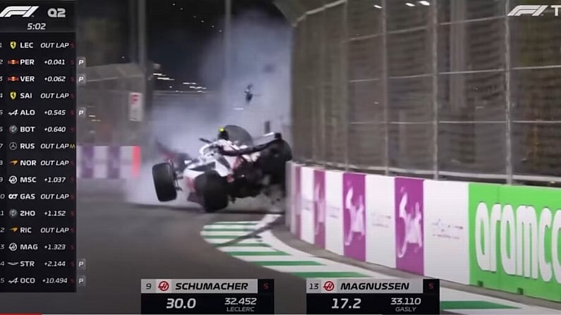 Massive Mick Schumacher Crash Asks More Questions About Safety Of Saudi Course