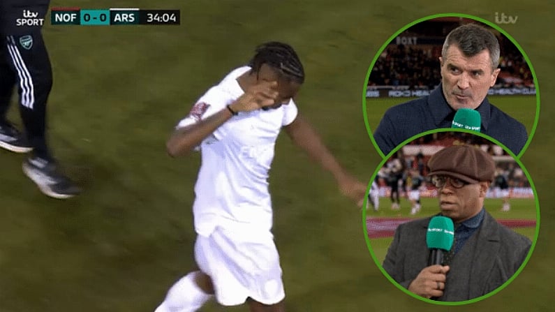 Roy Keane & Ian Wright Slam Arsenal Man's Reaction To First Half Substitution