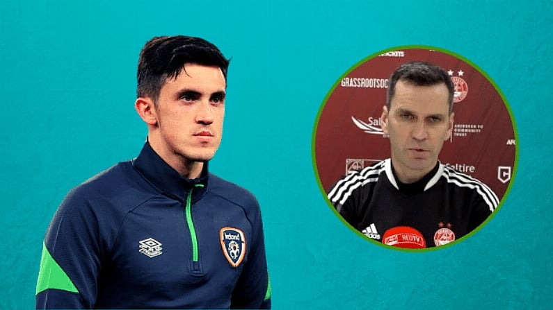 Aberdeen Boss Aims Strange Jibe At Jamie McGrath After Move Breaks Down