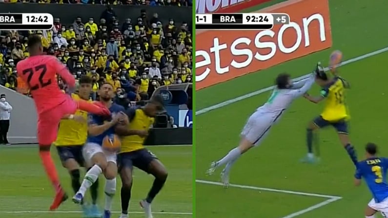 Alisson Was At The Heart Of The Refereeing Madness In Ecuador v Brazil