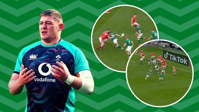 Tadhg Furlong's Passing Skills Have Left People Dumbfounded