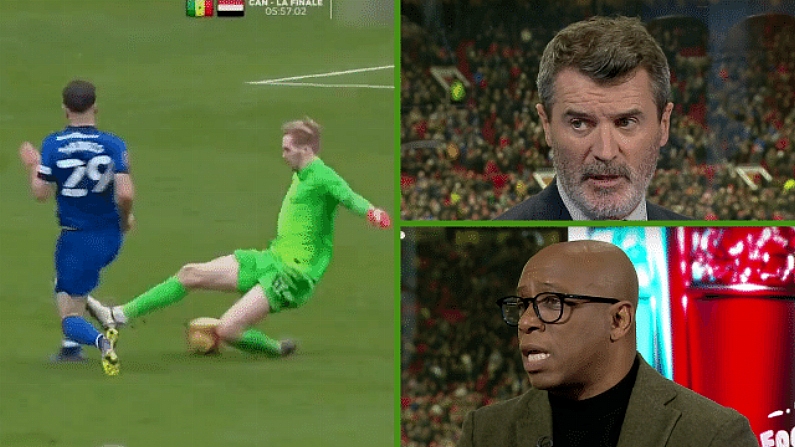 Roy Keane & Ian Wright Feel Caoimhín Kelleher Was Lucky To Avoid Red Card In Cardiff Win