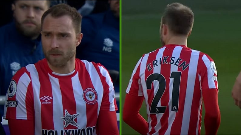 Watch: Christian Eriksen Makes Heroic Return To Football For Brentford