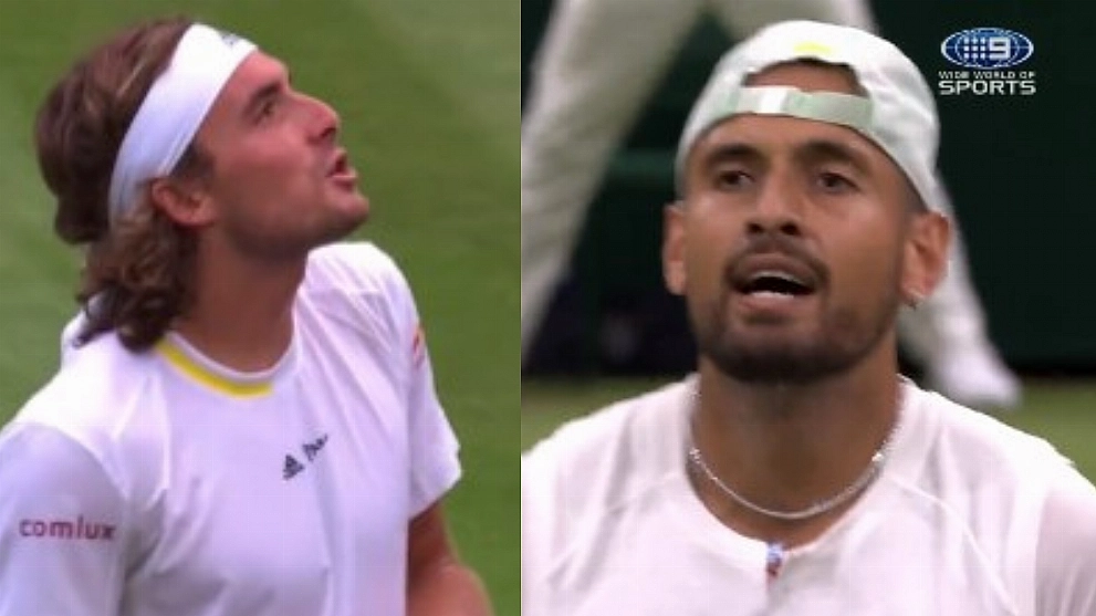 Kyrgios was not happy with the umpire