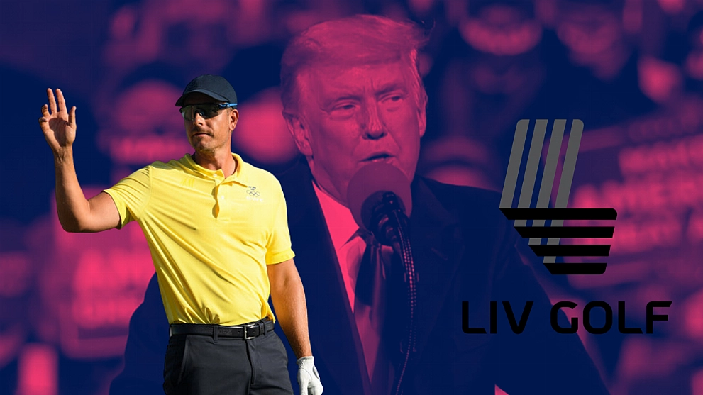 liv golf trump